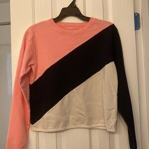 Anthropologie splits59 tricolor sweatshirt